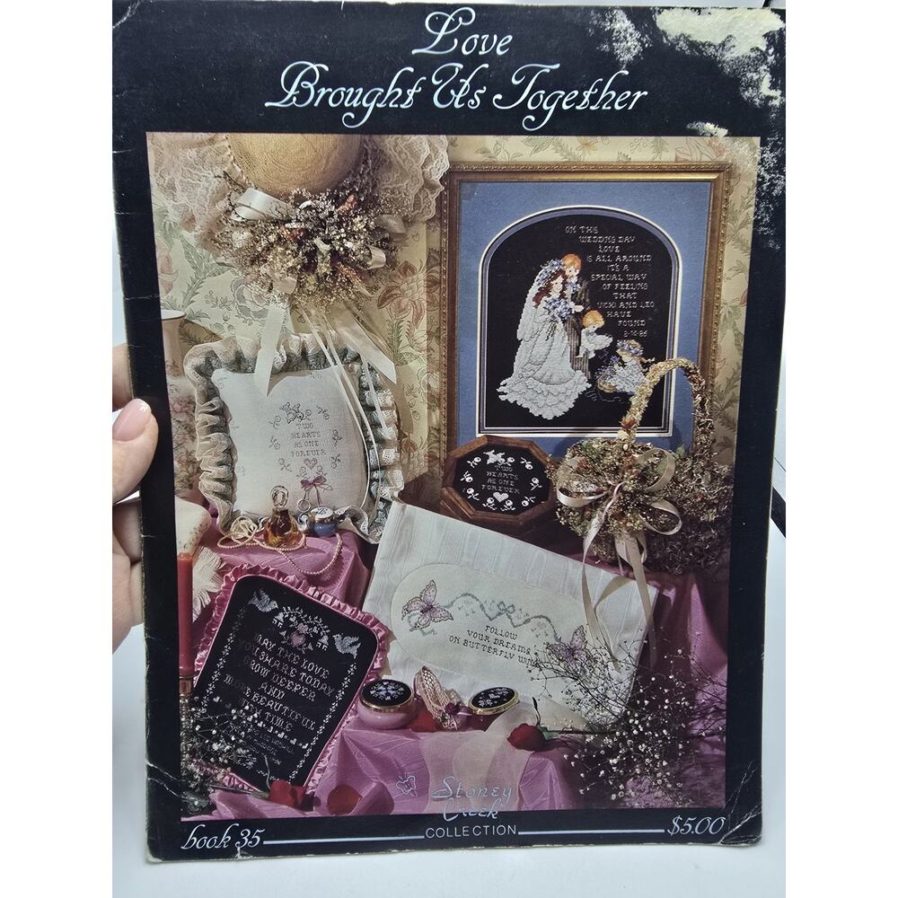 Stoney Creek Cross Stitch Pattern Booklet Love Brought Us Together Wedding (378)